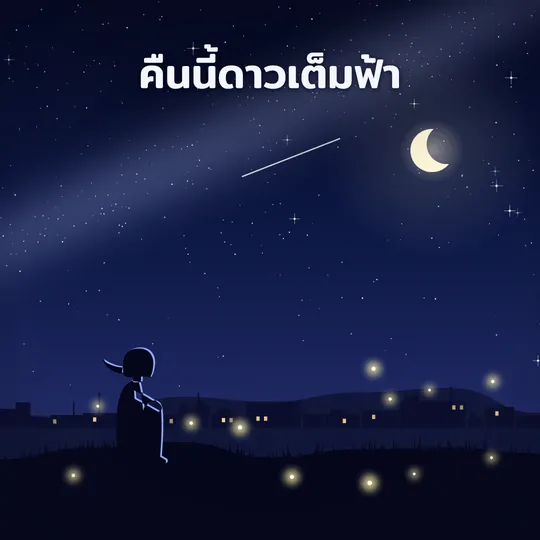 เทมเพลตรูปคำคม คืนดาวเต็มฟ้า